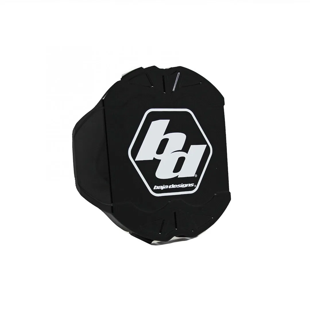 298001 – BAJA DESIGN Driving/ Fog Light Cover, Black Polycarbonate Plastic With Baja Design Logo Single Rock Guards A...